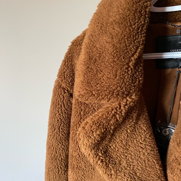 Lucky Brand Sherpa Coat - Picture 3 of 11